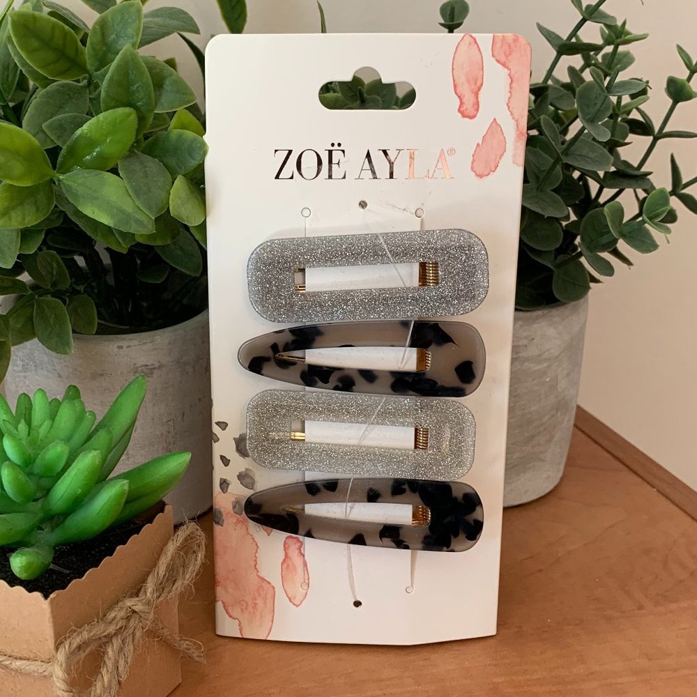 Zoe Ayla 4-Pack Hair Clips